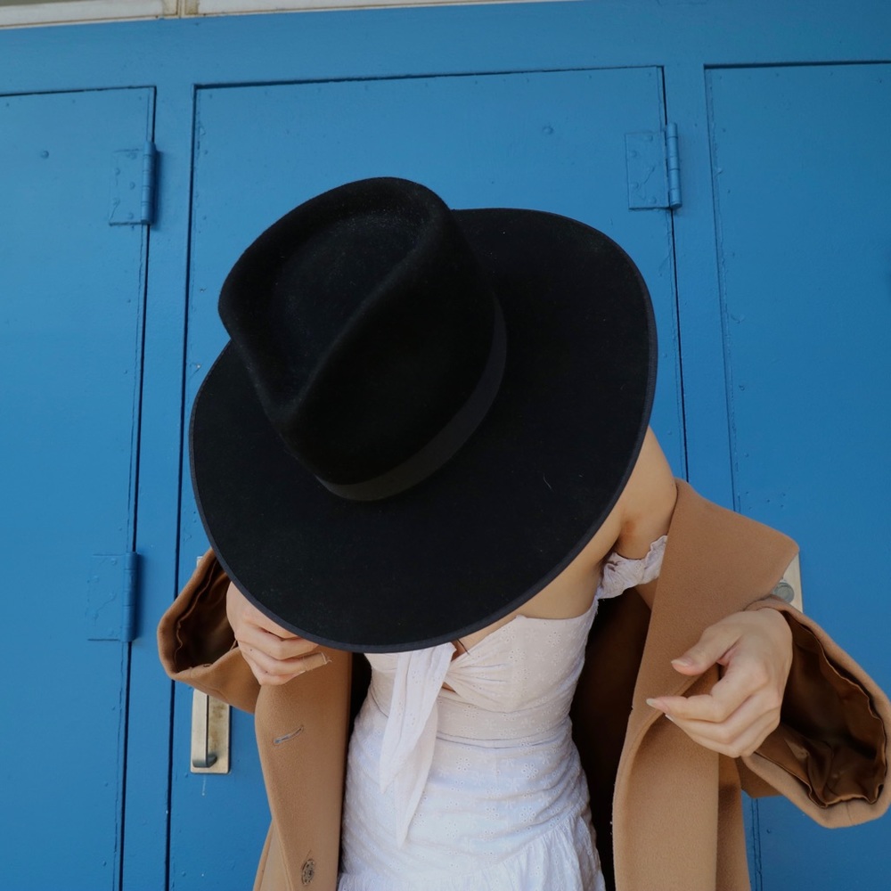 Black Lack of Color Rancher hat